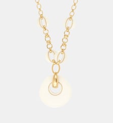 Collier sautoir chaîne   doré à l'or fin - Masseria Satellite