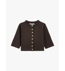 Cardigan pressions layette en molleton Agnès b.
