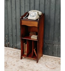 Table de chevet en bois Odile N°561- Produit chiné Debongout