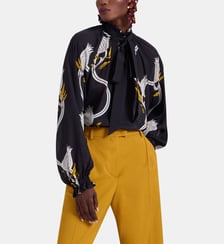 Blouse Cerere Melograno Black/White La DoubleJ