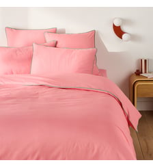Housse de couette unie en coton La Redoute Interieurs