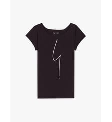 t-shirt en coton Point d'Ironie Agnès b.
