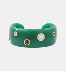 Bracelet manchette   doré à l'or fin - Masseria Satellite