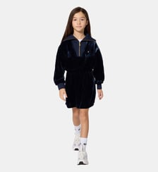 Robe en velours BOSS Kidswear