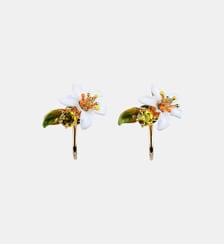 Boucles d'oreilles fleur d'oranger Les Néréides