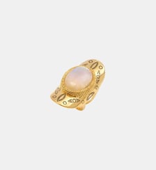 Bague large ajustable   doré à l'or fin - Arizona Dream Satellite