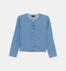 Chemise pression denim Agnès b.
