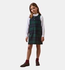 Robe chasuble imprimée tartan Cyrillus