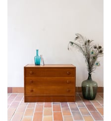 Commode aux poignées carrées Olga N°1058- Produit chiné Debongout