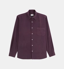 Chemise manches longues velours côtelé Serge Blanco