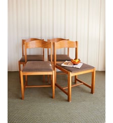 Lot de 4 chaises style scandinave en pin Alma N°1766- Produit chiné Debongout