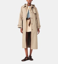 Trench avec capuche amovible Maje