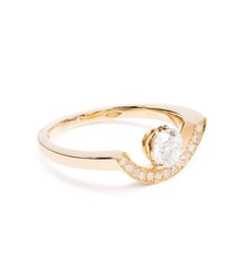 Bague Intrépide grand arc 0.5 carat pavée Loyal.e Paris