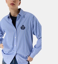 Chemise rayée à blason en coton - CYNDRA Gerard Darel