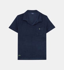 Polo bleu nuit en éponge Gili's