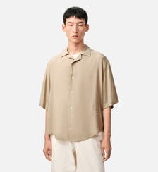 Chemise Boxy Manches Courtes Ami Paris Brodé AMI Paris