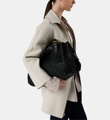 Manteau réversible en laine fine à col - PRISCA Gerard Darel