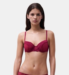 Soutien-gorge corbeille tulle plissé Chantelle X