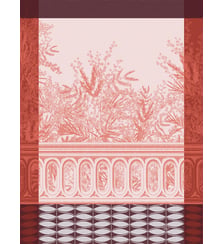Torchon Riviera Mimosa Le Jacquard Francais