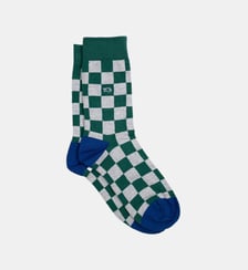 Chaussettes en coton peigné carreaux Billybelt
