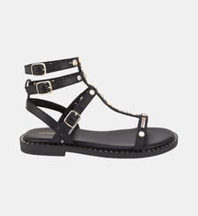 Sandales en cuir  à brides CORLY Les Tropeziennes par M. Belarbi