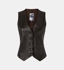 Gilet en cuir reimagine pinko x patrick mcdowell Pinko
