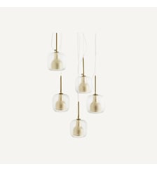 Suspension grappe 5 globes AM.PM