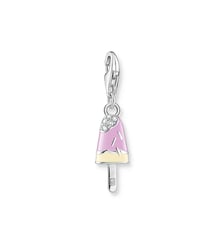 Thomas Sabo Pendentif Charm glace multicolore avec pierres blanches argent Argent sterling 925, émail à froid Thomas Sabo