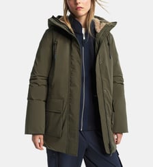 Parka mi-longue à capuche Aigle