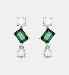 Pendants d'oreilles Mesmera, Métal rhodié Swarovski