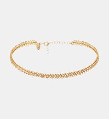 Collier choker doré - mini 90's Caroline Najman