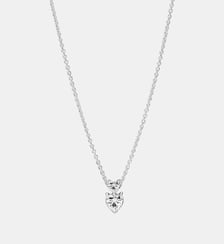 Collier Pendentif Cœur Double Scintillant Pandora