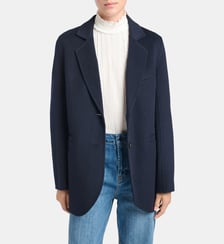 Veste droite Marc mi-longue-Bleu-40 - FR Vanessa Bruno