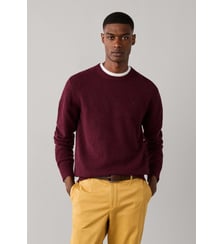 Pull En Laine D'agneau À Col Rond Hackett London
