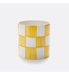 Cache-pot damiers en céramique Ø14 cm La Redoute Interieurs