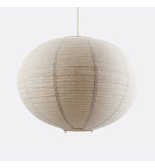 Suspension boule en lin, diamètre 50 cm La Redoute Interieurs