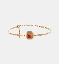 Bracelet souple réglable   doré à l'or fin - Soleil Satellite
