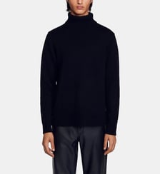Pull col roulé laine mélangée Sandro