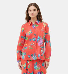 Chemise jessica - Motif imprimé - Coton - Coupe droite Caroll