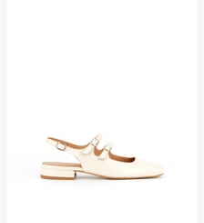 Babies sling back Daisy en cuir Mellow Yellow