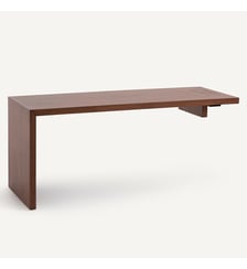 Plateau de bureau en MDF plaqué noyer, largeur 175 AM.PM