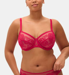 Soutien-gorge balconnet Romance à motif fleuri Simone Pérèle