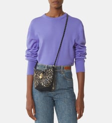 Pull Détail Gros Grain En Mérinos Lanvin