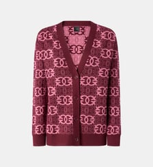 Cardigan à logo love birds Pinko