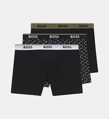 Lot de 3 boxers en coton à motif  BOSS
