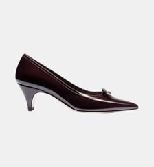 Foxi - Escarpins En Cuir Vernis Bordeaux Parallèle