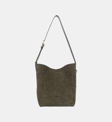 Petit sac seau Suède Exo en cuir Lancaster