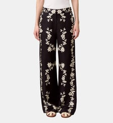 Pantalon large fleurs Claudie Pierlot