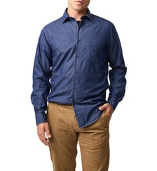 Chemise slim florale en coton à manches longues Point Howard Rodd & Gunn