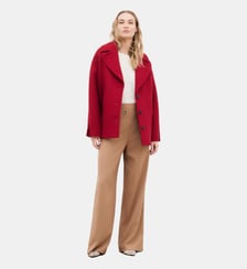 Manteau gmalte2 - Motif uni - Laine vierge Caroll